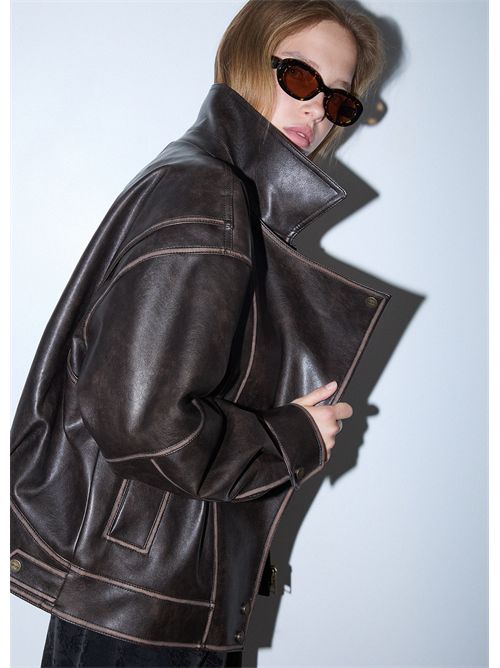 Bomber oversize in tessuto spalmato LIU JO | WF6194E1106/91419